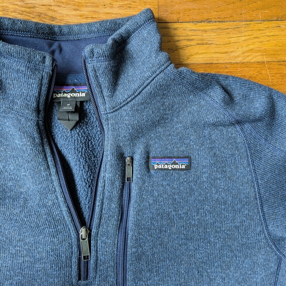 Patagonia Navy Quarter-Zip Fleece - Picture 5 of 6